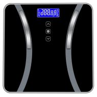 Misaky Sport Misaky Accurate Body Bathroom Fat Scale Display Seven Ttems of Data 180KG/400 Pounds (Black)