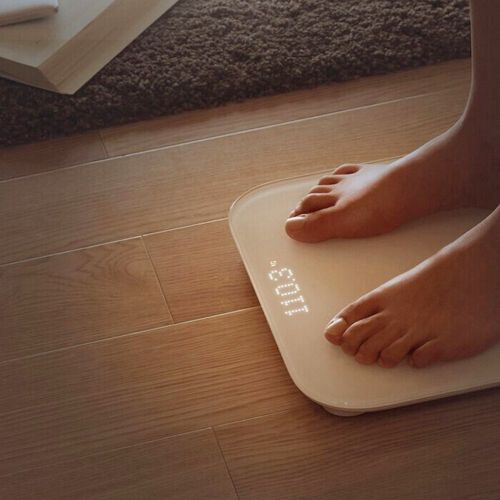  Misaky Sport Misaky Digital Electronic Body Weight Scale Steel Protective Glass Pure Color 400 Pound (Silver)