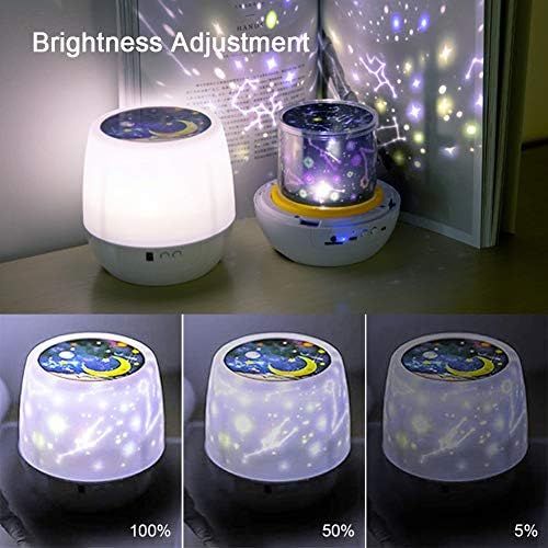  misognare Star Night Light Universe Projector Lamp for Kids with 5 Sets of Projector Film