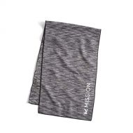 MISSION Lite-Knit Cooling Towel Instant Evaporative Cooling, Lightweight Knit Fabric, Cools Instantly When Wet, UPF 50 Sun Protection, Yoga, Golf, Gym, Neck, 10” x 33”