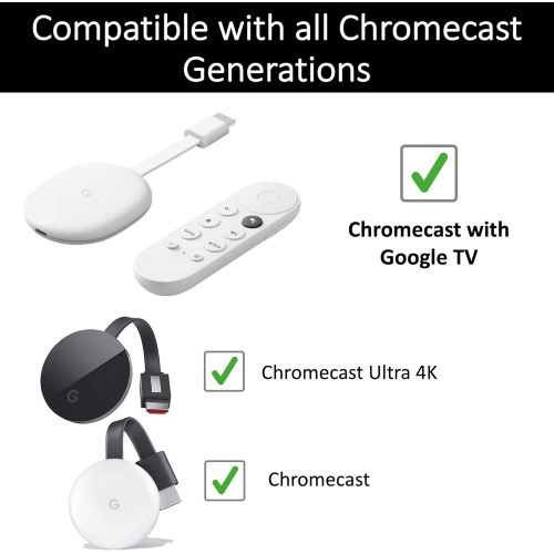  [아마존베스트]Mission Cables Mission USB Power Cable for Chromecast with Google TV (Power Chromecast Directly from Your TV)