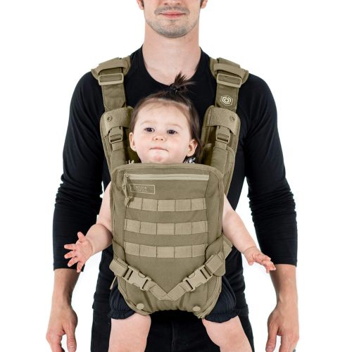  Mens Baby Carrier - Front -for Dads - by Mission Critical - Coyote