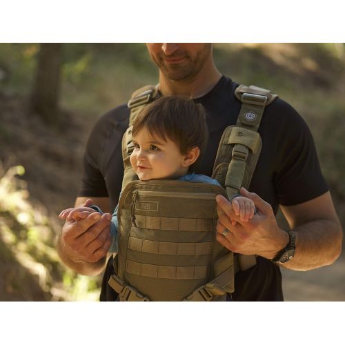  Mens Baby Carrier - Front -for Dads - by Mission Critical - Coyote