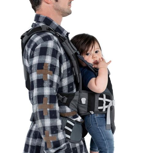  Mission Critical Baby Carrier - System 02 - Baby Carrier for Men - Front & Back Carrier (Anthracite)