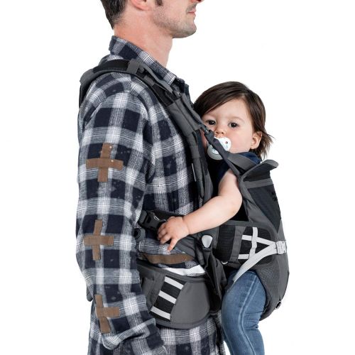  Mission Critical Baby Carrier - System 02 - Baby Carrier for Men - Front & Back Carrier (Anthracite)