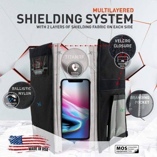  [아마존베스트]Mission Darkness Non-Window Faraday Bag for Phones - Device Shielding for Law Enforcement, Military, Executive Privacy, Travel & Data Security, Anti-Hacking & Anti-Tracking Assuran