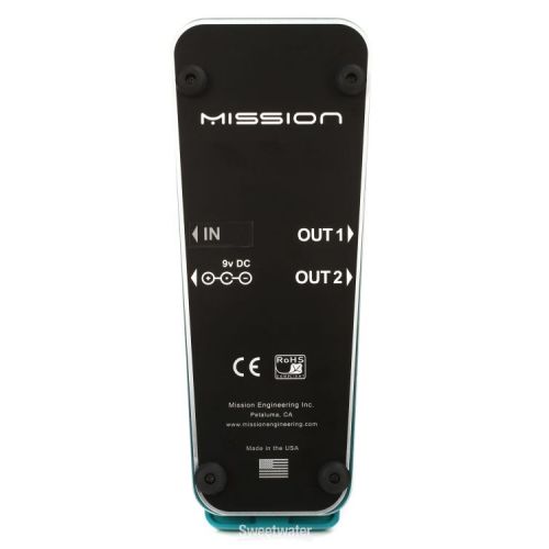  Mission Engineering VM-1 Aero Volume Pedal with LED Base - Sea Green