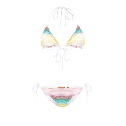  Missoni Lurex embellished triangle bikini