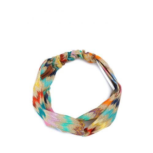  Missoni Chevron viscose yarn headband