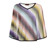 Missoni Wave patterned lightweight poncho