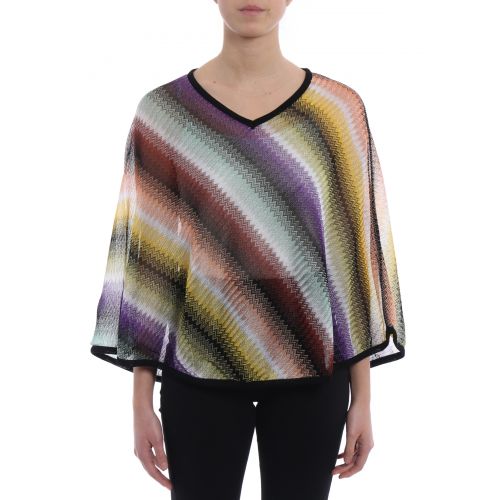  Missoni Wave patterned lightweight poncho