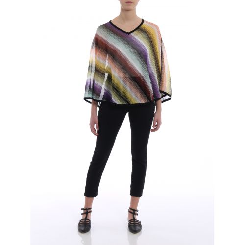  Missoni Wave patterned lightweight poncho