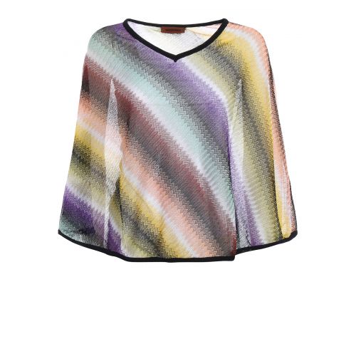  Missoni Wave patterned lightweight poncho