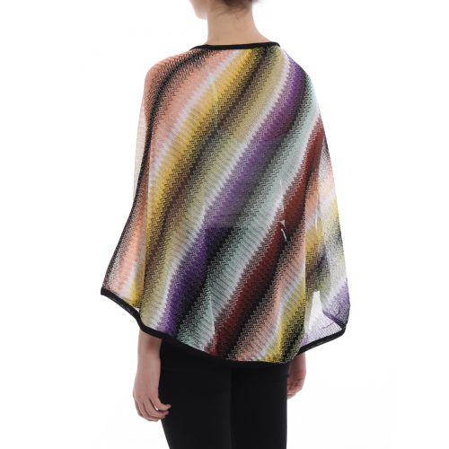  Missoni Wave patterned lightweight poncho