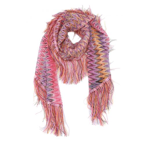  Missoni See-through chevron shawl