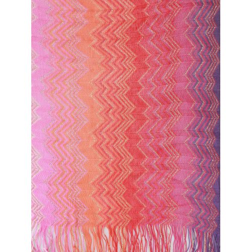  Missoni Glowing chevron fringed scarf