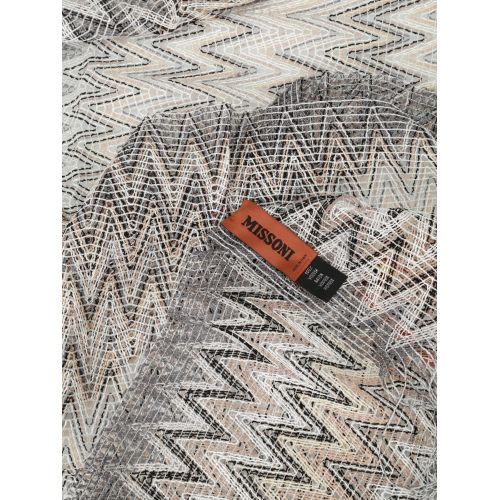  Missoni See-through two-tone chevron scarf