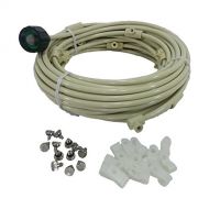 Mistcooling - Patio Misting Kit - Pre- Assembled Misting System - Cools temperatures by up to 30 Degrees - Brass/Stainless Steel Misting Nozzles - for Patio, Pool and Play Areas (4
