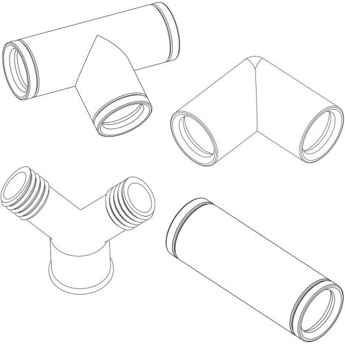  Outdoor Cooling System - Patio Misting System - 30 Nozzle Mistcooling System for Cooling Backyards, Porches, and Corrals