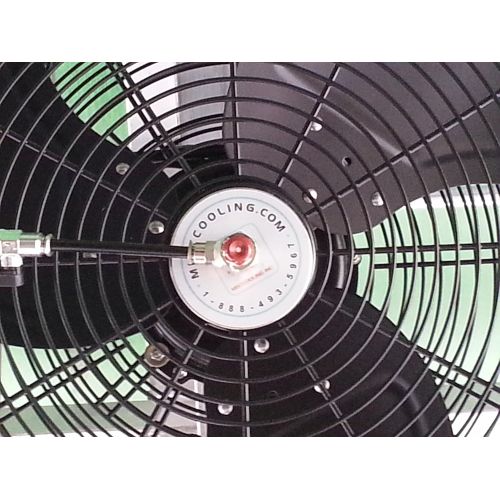  Mistcooling Outdoor Fan - Industrial Fans - 18, 24 and 30 Inch Fans (24 Inch Oscillating - Black)