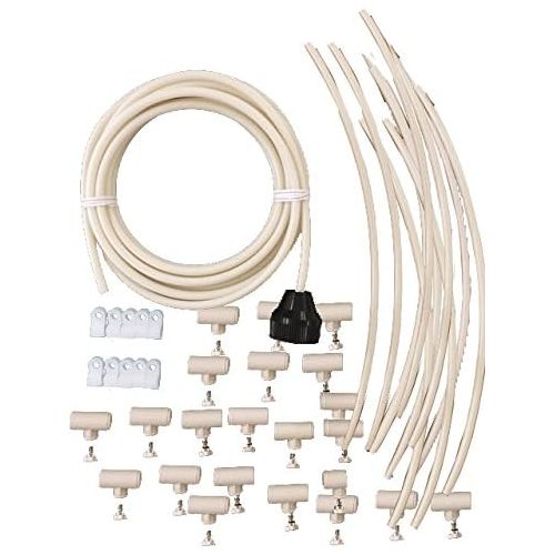  Mistcooling - Patio Misting Kit Assembly - Make Your own Misting System (36Ft-8 Nozzles)