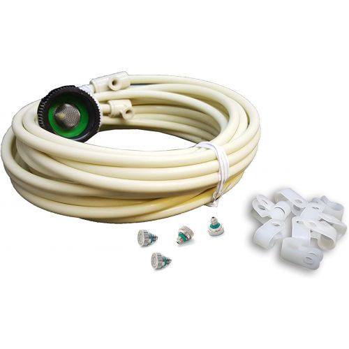  Mistcooling - Patio Misting Kit Assembly - Make Your own Misting System (36Ft-8 Nozzles)