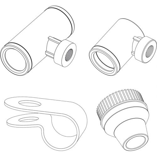  Mistcooling - Patio Misting Kit Assembly - Make Your own Misting System (36Ft-8 Nozzles)