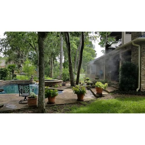  Mistcooling - Patio Misting Kit Assembly - Make Your own Misting System (36Ft-8 Nozzles)