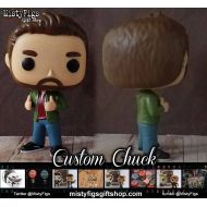 MistyFigs Supernatural Plain Clothes Chuck - Custom Funko pop toy- Made to Order