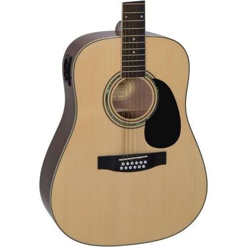  Mitchell D120S12E 12-String Dreadnought Acoustic-Electric Guitar Natural