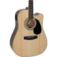 Mitchell},description:The Mitchell D120SCE Dreadnought Cutaway Acoustic-Electric Guitar gives you luscious big tone, and with its full-sized cutaway dreadnought body youll have muc