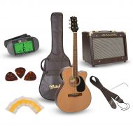 Mitchell},description:The Mitchell O12PKE Acoustic-Electric Guitar Pack includes everything a beginning musician needs to start playing todayall in one pack. The included O120CE a