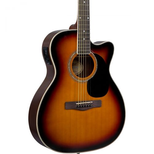 Mitchell},description:The orchestra-sized Mitchell O120CESB cutaway acoustic-electric guitar is perfect for musicians looking to expand their arsenal or for those who find larger g