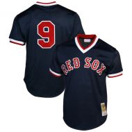 Mitchell & Ness Mitchell & Ness Ted Williams Boston Red Sox 1990 Authentic Cooperstown Collection Batting Practice Jersey - Navy Blue
