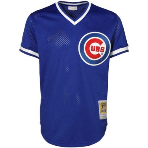  Mitchell & Ness Mitchell & Ness Ryne Sandberg Chicago Cubs Cooperstown Authentic Collection Throwback Replica Jersey - Royal Blue