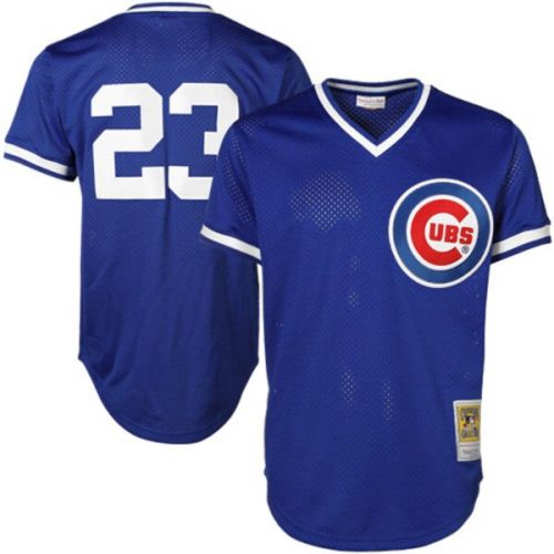  Mitchell & Ness Mitchell & Ness Ryne Sandberg Chicago Cubs Cooperstown Authentic Collection Throwback Replica Jersey - Royal Blue