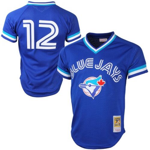  Mitchell & Ness Mitchell & Ness Roberto Alomar Toronto Blue Jays Cooperstown Collection Mesh Batting Practice Jersey - Royal Blue