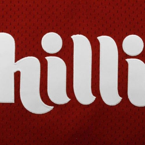  Mitchell & Ness Men's Philadelphia Phillies Darren Daulton Mitchell & Ness Red Cooperstown Mesh Batting Practice Jersey