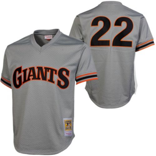  Mitchell & Ness Mitchell & Ness Will Clark San Francisco Giants 1989 Authentic Cooperstown Collection Batting Practice Jersey - Gray