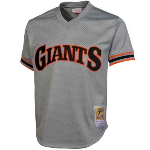  Mitchell & Ness Mitchell & Ness Will Clark San Francisco Giants 1989 Authentic Cooperstown Collection Batting Practice Jersey - Gray