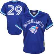 Mitchell & Ness Men's Toronto Blue Jays Joe Carter Mitchell & Ness Royal 1993 Authentic Cooperstown Collection Mesh Batting Practice Jersey