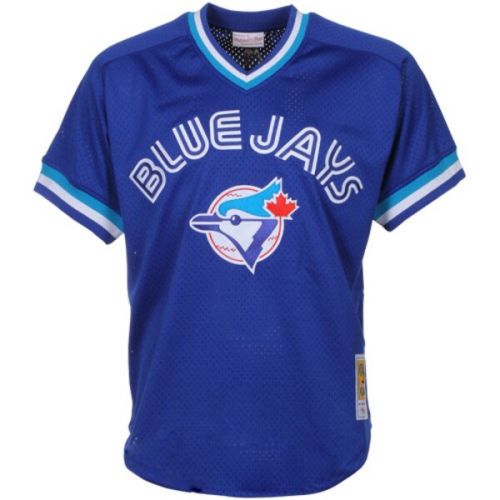  Mitchell & Ness Men's Toronto Blue Jays Joe Carter Mitchell & Ness Royal 1993 Authentic Cooperstown Collection Mesh Batting Practice Jersey