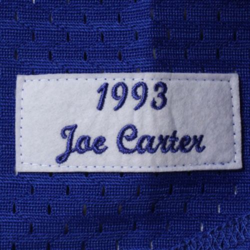  Mitchell & Ness Men's Toronto Blue Jays Joe Carter Mitchell & Ness Royal 1993 Authentic Cooperstown Collection Mesh Batting Practice Jersey