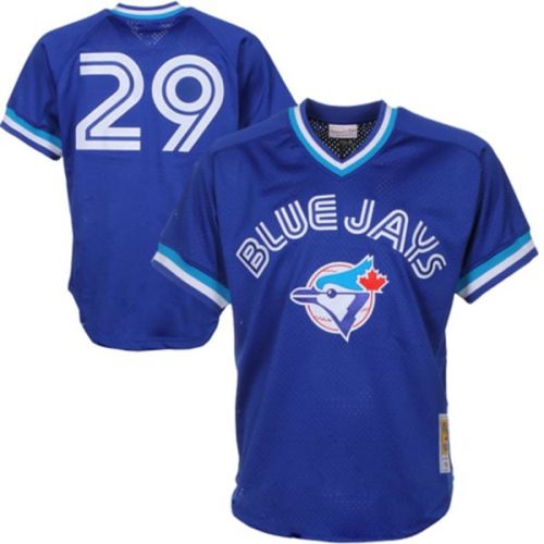  Mitchell & Ness Men's Toronto Blue Jays Joe Carter Mitchell & Ness Royal 1993 Authentic Cooperstown Collection Mesh Batting Practice Jersey