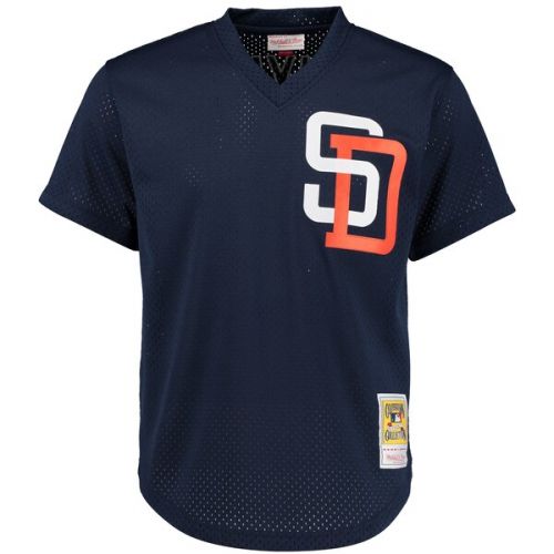  Mitchell & Ness Men's San Diego Padres Tony Gwynn Mitchell & Ness Navy Cooperstown Mesh Batting Practice Jersey