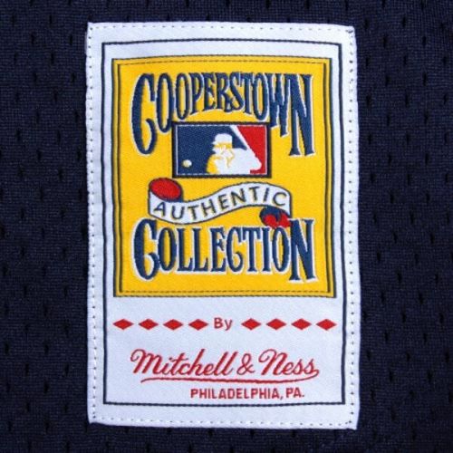  Mitchell & Ness Men's New York Yankees Bernie Williams Mitchell & Ness Navy Cooperstown Mesh Batting Practice Jersey