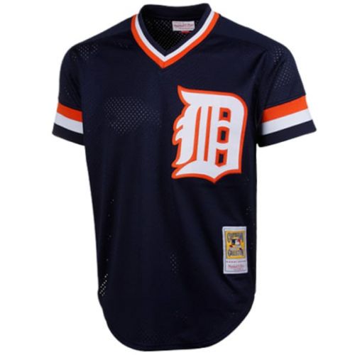  Mitchell & Ness Men's Detroit Tigers Kirk Gibson Mitchell & Ness Navy 1984 Authentic Cooperstown Collection Mesh Batting Practice Jersey
