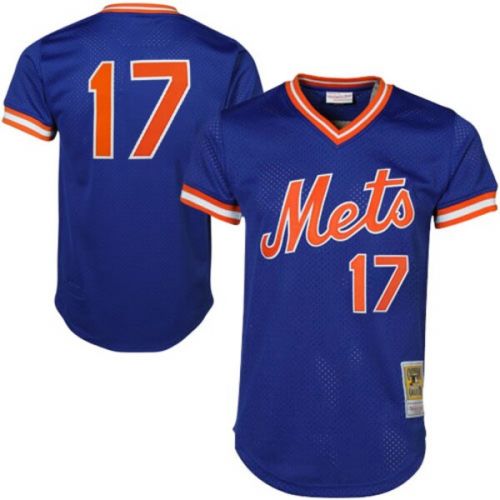  Mitchell & Ness Men's New York Mets Keith Hernandez Mitchell & Ness Royal Cooperstown Mesh Batting Practice Jersey -