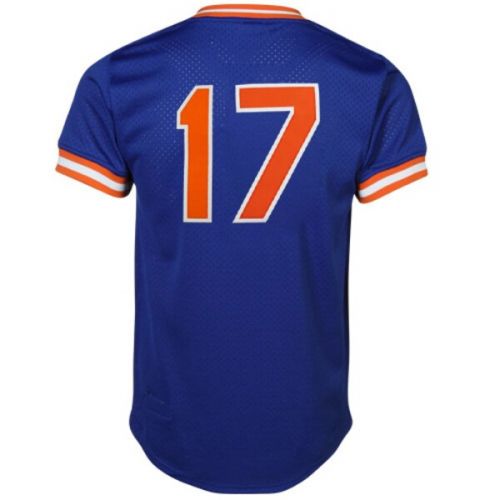  Mitchell & Ness Men's New York Mets Keith Hernandez Mitchell & Ness Royal Cooperstown Mesh Batting Practice Jersey -