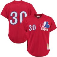 Mitchell & Ness Montreal Expos Tim Raines Mitchell & Ness Red Batting Practice Jersey